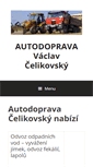 Mobile Screenshot of celikovsky.cz